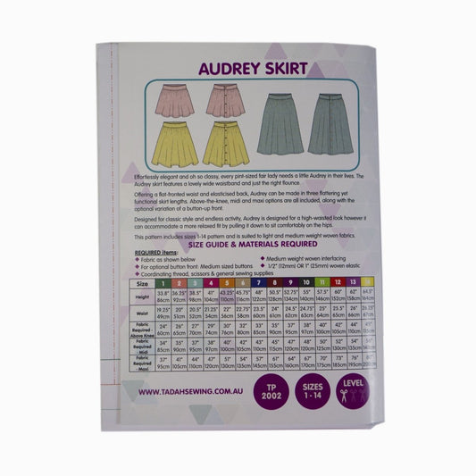 Tadah Patterns - Audrey Skirt - Sewing Gem