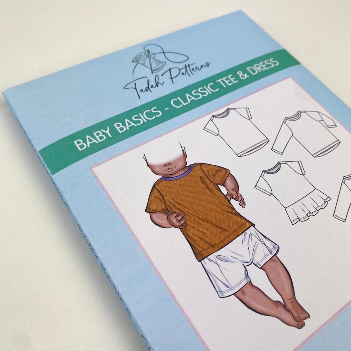 Tadah Patterns - Classic Tee and Dress - Baby Basics - Sewing Gem
