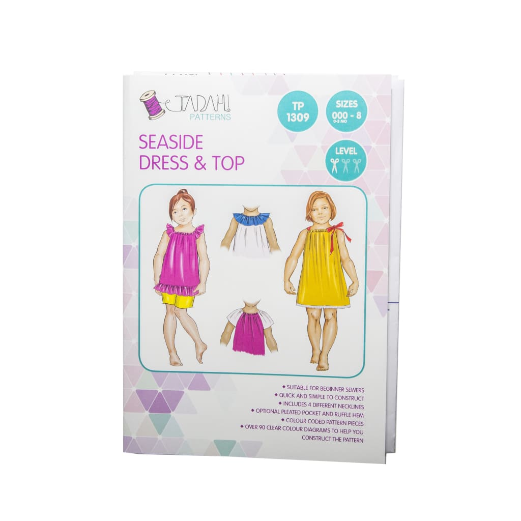 Tadah Patterns - Seaside Dress & Top Sewing Pattern - Sewing Gem