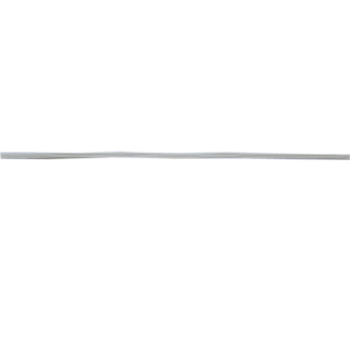 Uni-Trim - Premium Braided Elastic - 3mm Wide - White - Sewing Gem
